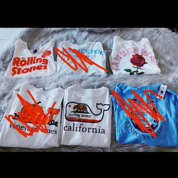 VINEYARD VINES/ GRAPHIC TEE HAUL - Picture 1 of 3